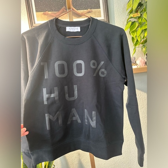Everlane | The 100% Human Typography Sweatshirt - Picture 5 of 5